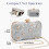Pochette da sera da donna con decorazione a pavone e perline. 5