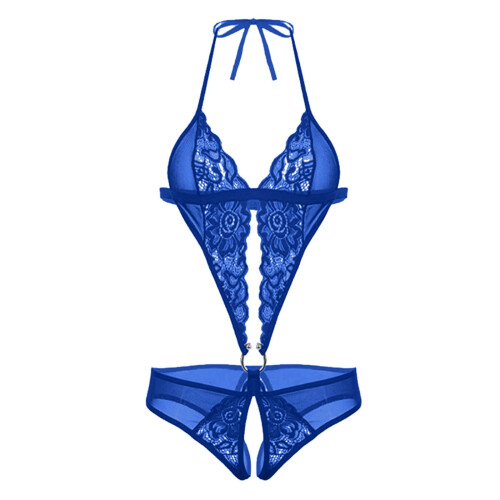 Damesbodysuit van mesh zonder kruis met driepuntssluiting 2