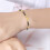 Women's Beaded Boho Bracelet Silver Gold 7+1 Inch 6