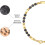 Women's Beaded Boho Bracelet Silver Gold 7+1 Inch 5