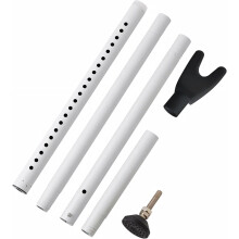 Door Stopper Security Bar Sliding Hinged Adjustable White