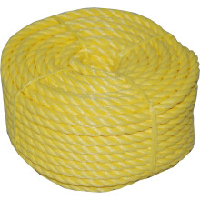 Polypropylene Rope Yellow 1/2 Inch x 100 Feet