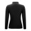 Damen-Herbstpullover, einfarbig, hochgeschlossen, Strickpullover, Schwarz 4