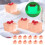 Shatterproof Mini Christmas Ornaments Orange 12-Pack 1