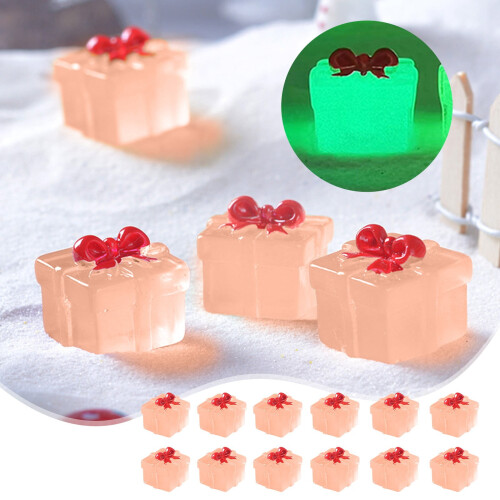 Shatterproof Mini Christmas Ornaments Orange 0.7 inch