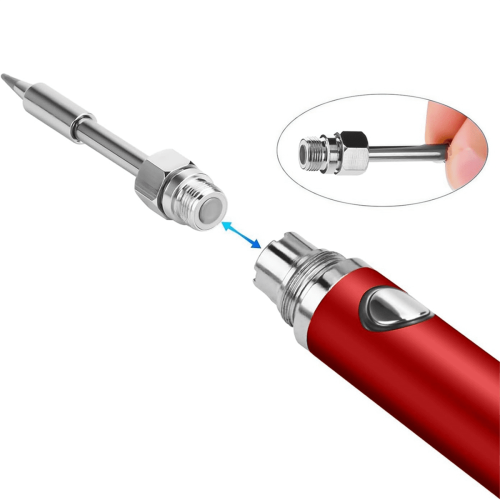 Portable cordless soldering iron temperature adjustable 1