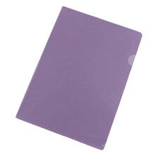 L-Type Transparent Plastic Folder for A4 Paper, 1 pc