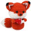 Knitted Fox Crochet Kit for Beginners with Yarn and Video 1
