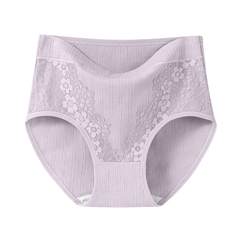Women's High Waist Cotton Floral Briefs Full Coverage