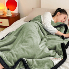 Blateno Classic Flannel Sherpa Fleece Throw Blanket