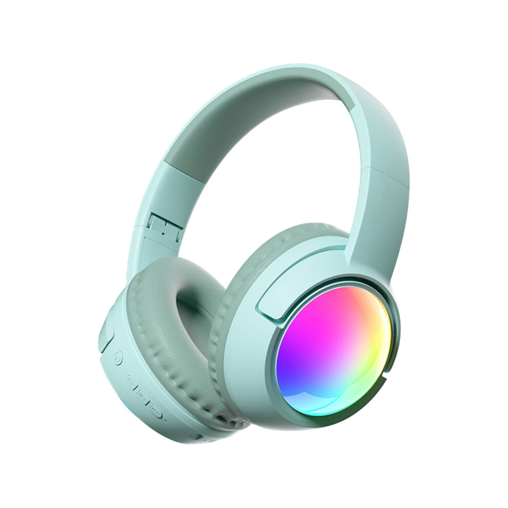 Rgb Bluetooth Headphones Wireless/Wired Foldable Low 9130661459242
