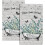 Hand Towel Set Green Leaves 2 pcs Absorbent Soft 1