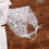 Women's Polyester Lace Triangular Headband White 1