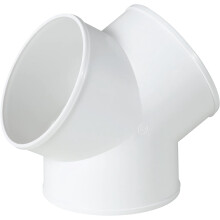 3-Way Duct Connector 6 Inch Y-Shaped Exhaust Vent Splitter