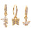 Butterfly Nose Studs Stainless Steel 3 Pcs 1