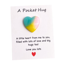 Valentine's Pocket Hug Heart Gift with Greeting Cards