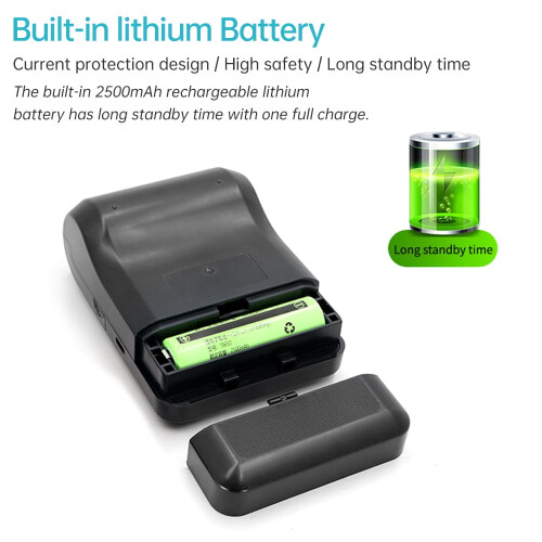 Portable 58mm thermal receipt printer Bluetooth USB 2