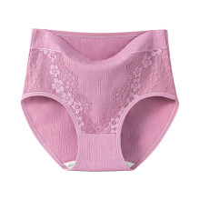 Women's High Waist Cotton Floral Briefs Full Coverage