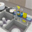 Flexible Silicone Sink Tray For Organizing For Bathroom And Kitchen Items 8