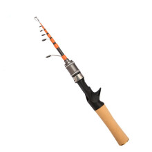 Carbon Fiber Telescopic Fishing Rod 1.5M 7-Section 2-6Lb
