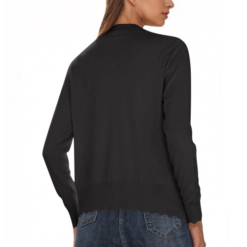 Women's Lightweight Cardigan Sweater Fall Open-Front 2