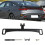 License Plate Frame with Spring Loaded Mount and Rear View 1