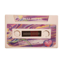 Vintage Tape-Shaped Valentine's Card with 60-Second Voice