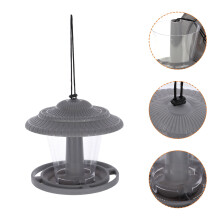 Hanging Bird Feeder Grey Front Porch 1 Pack 7.9 Inch
