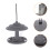 Hanging Bird Feeder Grey Front Porch 1 Pack 7.9 Inch 1
