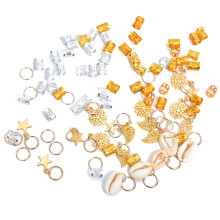 Braid Clips for Dreadlocks Hair Coils Jewelry Set 80 PCS