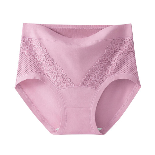 Women's High Waist Cotton Floral Briefs Full Coverage