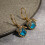 Cubic Zirconia Dragonfly Earrings 925 Silver Dangle 1