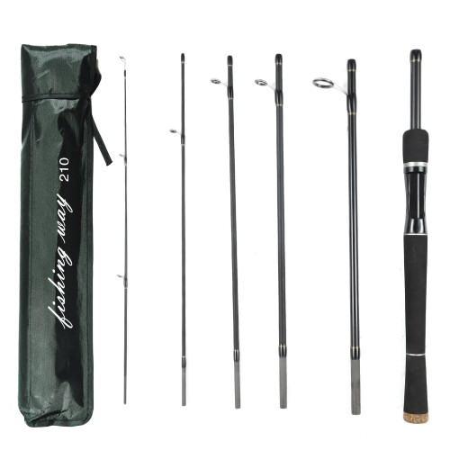 Spinning Rod Carbon Fiber 2.1m 6-Piece 1
