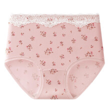 Women's High Waist Cotton Floral Briefs Full Coverage