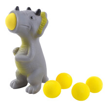 Multicolor Animal Foam Ball Blaster Toy Set with Popper