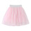 Kids Ballet Skirt Dot Print Solid Tulle Pink Size 120 1
