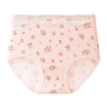 Women's High Waist Cotton Floral Briefs Full Coverage