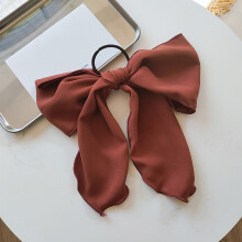 Bow Knot Hair Rope Fabric Ponytail Holder Elastic Band