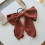 Bow Knot Hair Rope Fabric Ponytail Holder Elastic Band 1