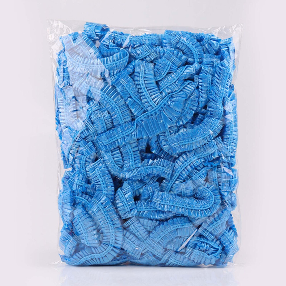 Disposable Shower Caps Transparent Elastic 100 pcs