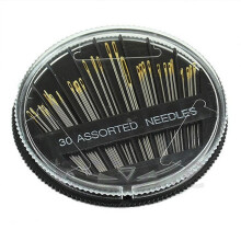 Hand Sewing Needles Set 30 Pcs 6 Sizes Large Eye
