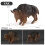 Set di 12 peluche di animali selvatici 1