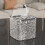 AuroraX desk trash can plastic 2.6L push-button lid 1