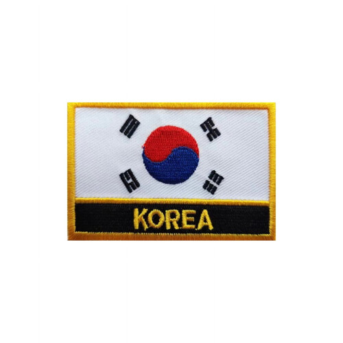 National Flag Patch Iron-On or Sew-On 1 Piece