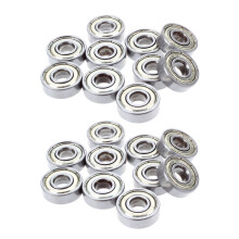 20 pcs. bearings miniature deep bearings 608 ZZ 8 x 22 x 7mm Bearing Steel