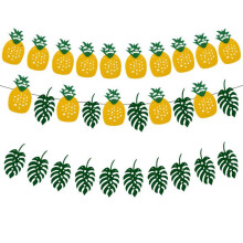 Hawaii Palm Tree Pineapple Party Balloons Set 16 inch