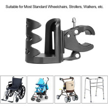 Cup Holder for Strollers and Walkers with 360 Rotation