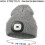 Morttic LED Beanie Cap Warm Knitted Winter Hat Light Grey 4