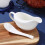 Ceramic Gravy Boat Set with Ladle 2 pcs 7