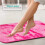 Ensemble de tapis de bain tie-dye doux et antidérapant 4 pièces 7